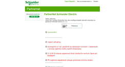 Desktop Screenshot of partnernet.schneider-electric.cz
