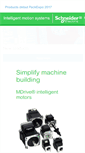 Mobile Screenshot of motion.schneider-electric.com